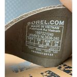 Sorel Ella II Sandal Ash Brown Crackle Finish Vamp Elastic Ankle Straps Size 7 Photo 8