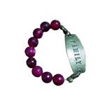 Unlisted Red purple Garnet Family 7" lobster clasp bracelet Photo 4