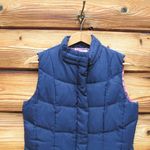 Lilly Pulitzer Vintage  Down Blend Puffer Vest Navy Photo 2