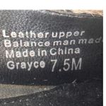 Alfani Grayce Houndstooth Pony Hair Leather Pumps Size 7.5M Black Buckle Heel Photo 5