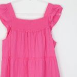 Old Navy Womens Smocked Tiered Midi Dress Size L Stretch Cottagecore Peasant Photo 8