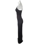 Meshki  Black One Shoulder Long Sleeve Cutout Waist Pencil Maxi Dress Size S Photo 1