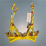 For Love & Lemons NWT‎  x Victoria’s Secret Garter Belt in Yellow Cherry Size S Photo 3