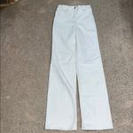 Thakoon High Waisted Straight Leg Denim Pant Ecru 2 Photo 2