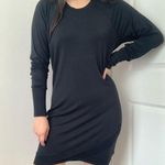 Athleta Lounge Sweater Dress in Black Photo 0