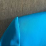 Alice + Olivia Shan Solid Oversized Satin Blazer - Ocean Blue - Size 4 Photo 10