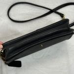 Coach ‎ Crossbody Bag Black Leather Turnlock Closure Vintage Small Purse Photo 14