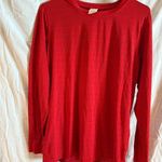Zyia  Red Long Sleeve Tee Photo 0
