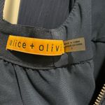 Alice + Olivia  Navy Pleated Gown Photo 4