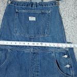 Levi's  Vintage Women's Shortalls Overalls Raw Hem Cutoff Blue Size XL Frayed Photo 5