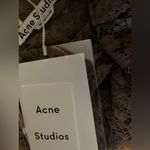 Acne Studios  Woman Belda Leaf Cotton-blend Corded Lace Mini Dress Brown Photo 2