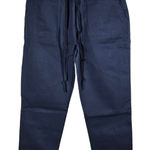 Area Stars Ali Cropped Drawstring Pants Navy S NWT Blue Photo 0