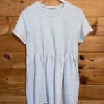 Audrey 3+1 marled gray babydoll top tunic Photo 0
