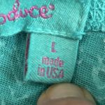 Fresh Produce  Top Womens Large Aqua Cover Up Shirt Hooded Pockets USA Photo 3