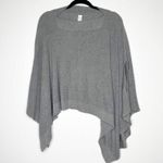 Lululemon Forward Flow Knit Poncho Cashmere Blend Women's Gray One Size O/S Photo 1