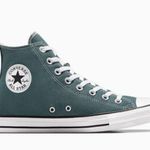Converse High Tops sneakers green White 9.5 men’s 11.5 woman’s true nature NEW Photo 2