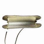 Stuart Weitzman Gold Metallic Evening Shoulder Bag Rhinestone Top Made in Spain Photo 8