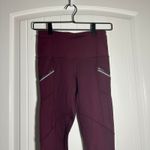 Lululemon  | Toasty Tech Tight II‎ Leggings Garnet Burgundy | Women's 4 Photo 3