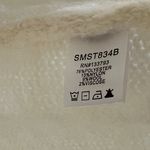 POL Small Floral Embroidered Cable Knit Sweater Cottagecore Cream Cozy Photo 4