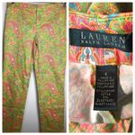 Vintage Lauren Ralph Lauren‎ Paisley Pants Pink Size 4 Photo 1