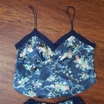 Victoria's Secret Vintage  Navy Floral Dainty Fairy Sleep Set Size Medium Photo 1