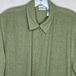 Cricket Lane Petites Top‎ With Pockets Green Size L Photo 2