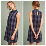Anthropologie  Cloth & Stone Plaid Swing Dress Size XS Photo 1