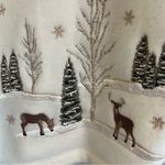 Croft & Barrow Vintage Embroidered Holiday Sweater Size 1X Full Zip Christmas Photo 1