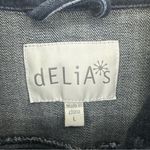 Delia's Delia’s Dark Wash Button Denim Jean Jacket Women’s Large Blue Photo 7