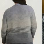 Ella Moss  Women's Crewneck Long Sleeve Sweater, Blue Stripe, XXL, NWT Photo 2