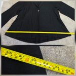 Bryn Walker Women Black Blazer Lagenlook Linen Made in USA Sz Small Minimalist Photo 10