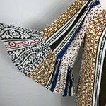 Elan  Women's Off Shoulder Dress Mini Multicolor Wide Ruffle Sleeves One Size Photo 3