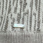 Akris Textured Linen-Mulberry Silk Blend Sweater Women's V-Neck Sweater - White Photo 12