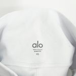 Alo Yoga  Womens 7" High Waist Biker Shorts Size XS White Workout Activewear Gym Photo 4