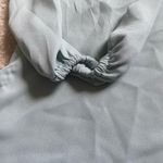 Pink Rose Women’s Light Blue Blouse Top Photo 3