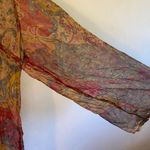 Soft Surroundings NWOT  paisley floral sequins kimono cardigan Photo 3