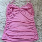 SheIn Pink Lace Tank Top Photo 2