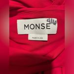 New! MONSE Draped Asymmetric Slip Tank Dress in Crimson Sz‎ 12 $1,190 Red Photo 14