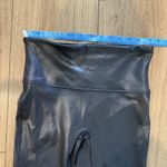 Spanx  Womens Faux Leather Leggings Size Medium Shaping Smooth Comfort Photo 2