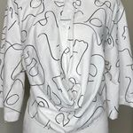 Live 4 Truth Brady Slim Button-front Abstract Shirt In Eye Contact Sz Medium Photo 1
