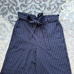 Urban Revivo Wide Leg Pinstripe Pants Navy 10 Photo 1