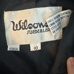 wilson's leather Vintage Wilson’s leather Mini Skirt black size 10 Photo 3