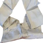 ZARA  Sim Flare high rise white jeans Photo 10