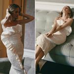 Mara Hoffman  Kana Strapless Smocked Midi Dress Size XS NWOT Photo 7