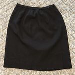Karen Scott Black side zipper business casual pencil skirt Photo 1