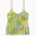 American Eagle  Y2K Tie Front Baby Doll Top sz XL Photo 1