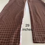 Betabrand  Brown Plaid Dress Yoga Pants Photo 5