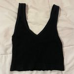 Black Ribbed Tank top Photo 0