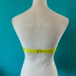 Aerie NWT  Twist Bandeau Bikini Top Women's Bright Green Surf Strapless Size M Photo 5