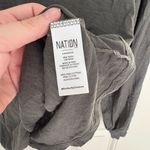 Nation Ltd  Willa Top in Gray Pima Cotton Size XS Photo 2